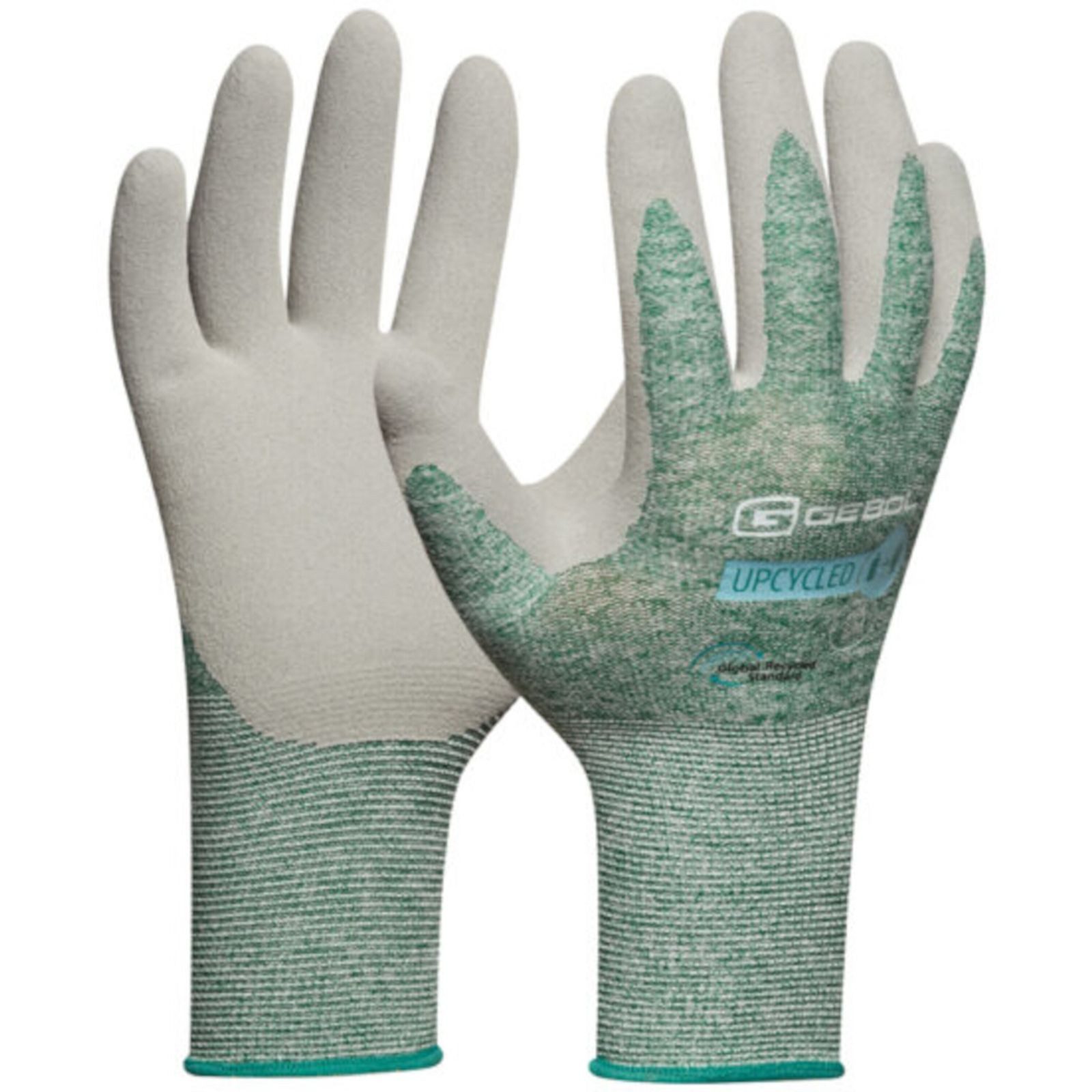 Gebol Gartenhandschuhe Handschuh "UPCYCLED Strong" Größe 8, M dunkelgrün