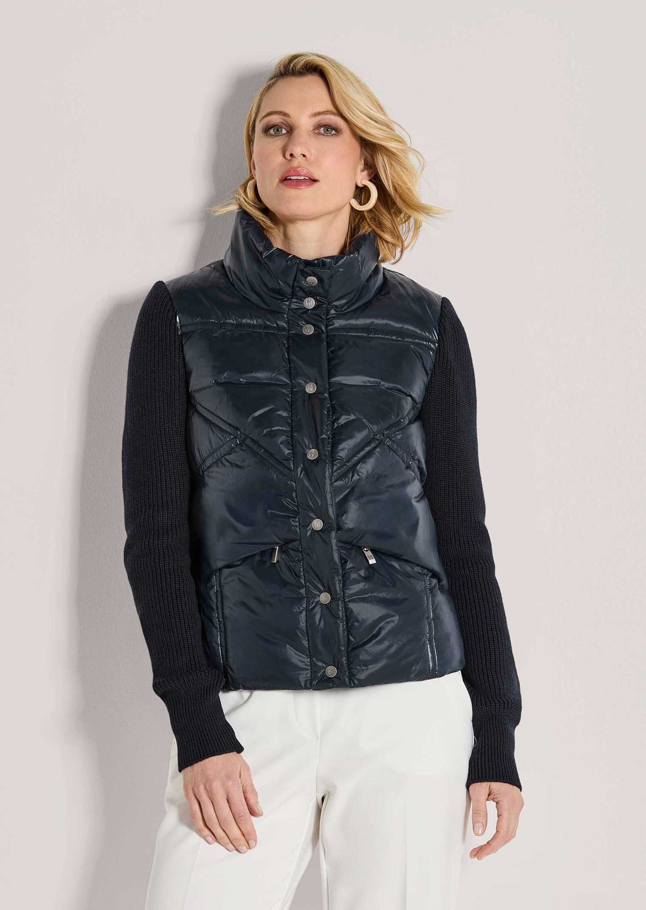 MADELEINE Outdoorjacke Sportive Übergangsjacke mit Strickärmeln günstig online kaufen