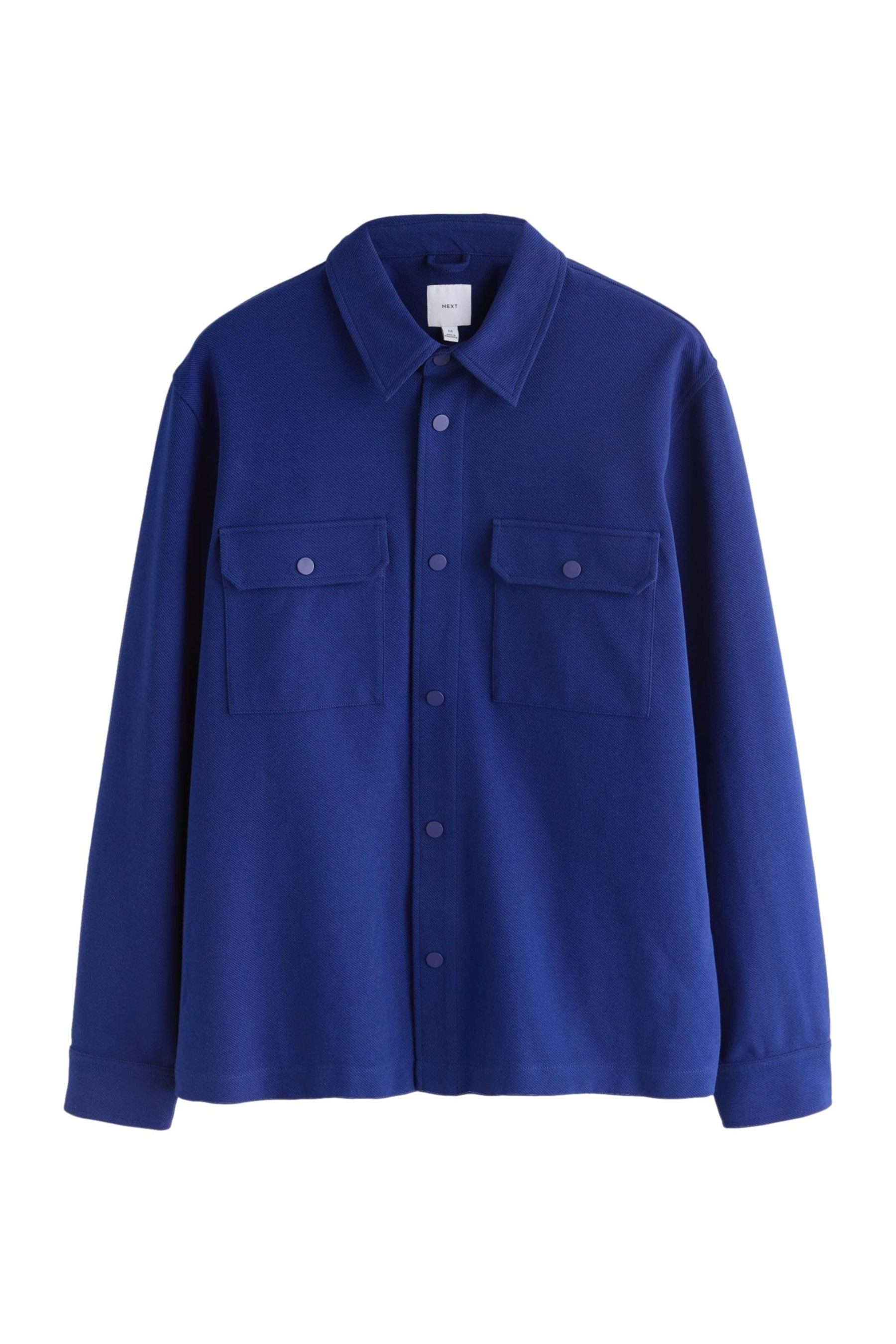 Next Hemdjacke Hemdjacke mit Druckknopfverschluss aus Jersey (1-St)