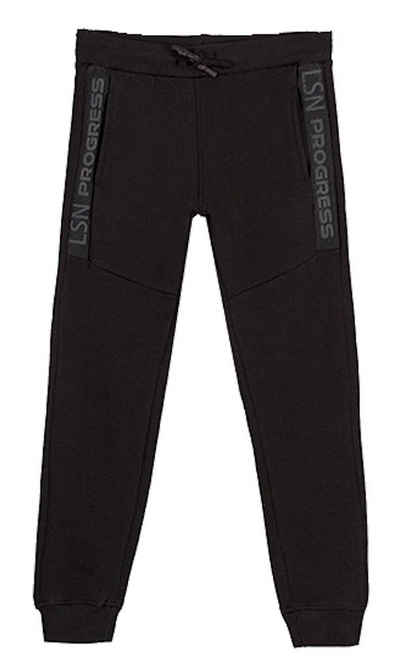 LOSAN Jogginghose Losan Jungen Jogginghose Joggpant PROGRESS schwarz (1-tlg)