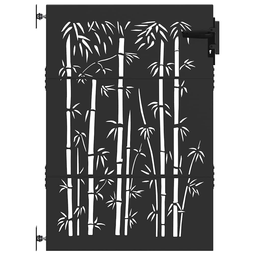 vidaXL Gartentor Gartentor Schwarz 105 x günstig online kaufen