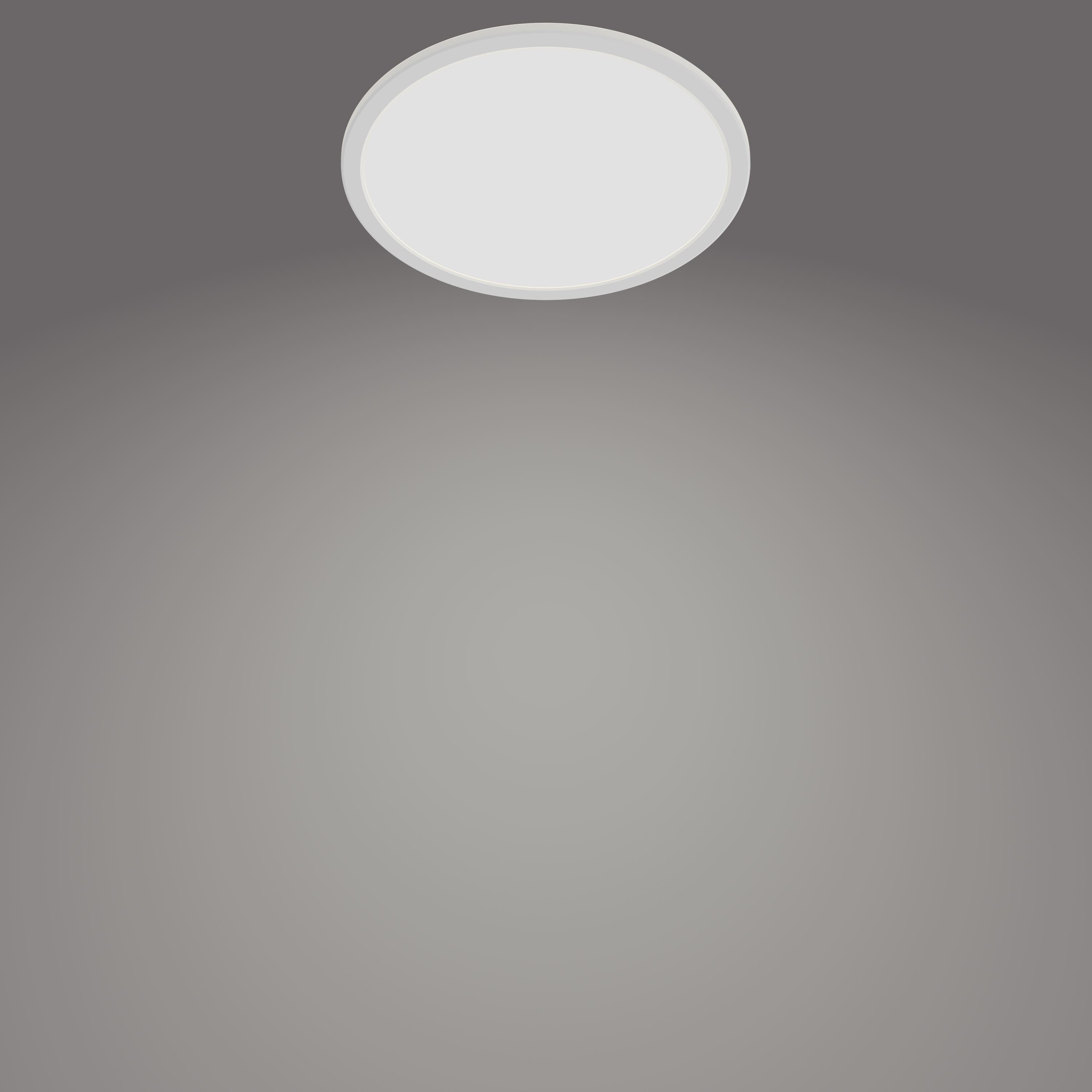 Philips LED Deckenleuchte Superslim 3-in-1 LED Leuchte CL550, IP44, 4000K, Dimmfunktion, Memoryfunktion, dimmbar über Fernbedienung, mehrere Helligkeitsstufen, LED fest integriert, Kaltweiß, SceneSwitch, LED, dimmbar mit Lichtschalter