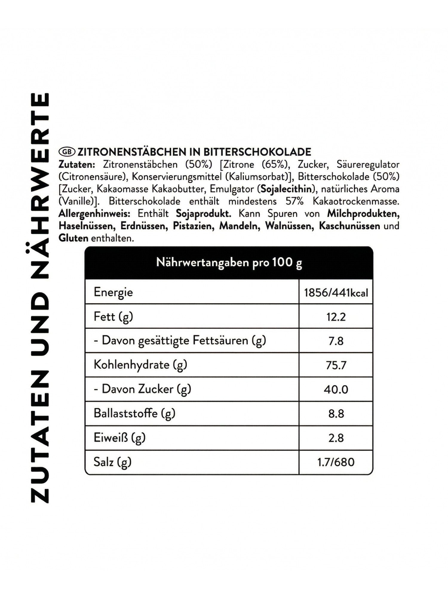 PATISLOVE Schokolade Patislove Zartbitterschokolade Zitronen-Sticks, Schoko-Stäbchen, 80g, Ohne künstliche Farbstoffe, Spritzige Zitronenfüllung – Bild 5 von 5