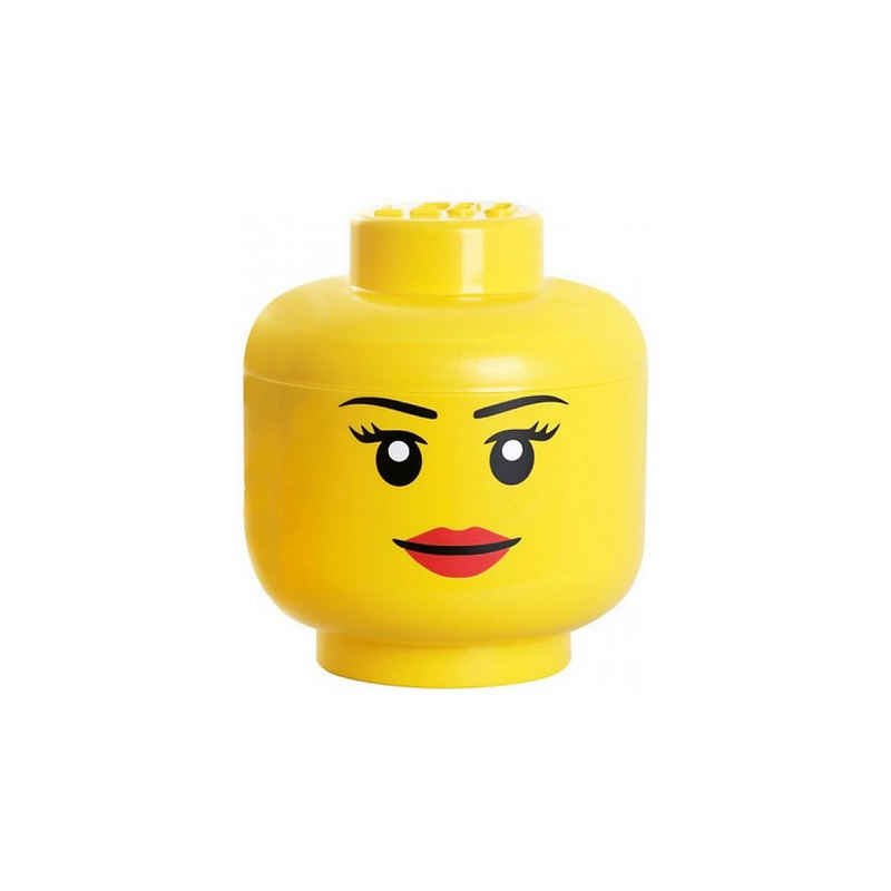LEGO® Aufbewahrungsbox »LEGO Kopf Aufbewahrungsbox klein Mädchen, 12 x 12«