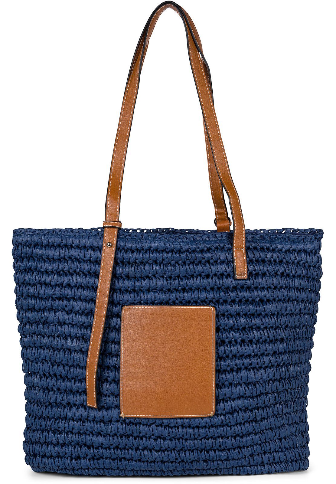 styleBREAKER Korbtasche Korbflecht Schultertasche - Basttasche günstig online kaufen