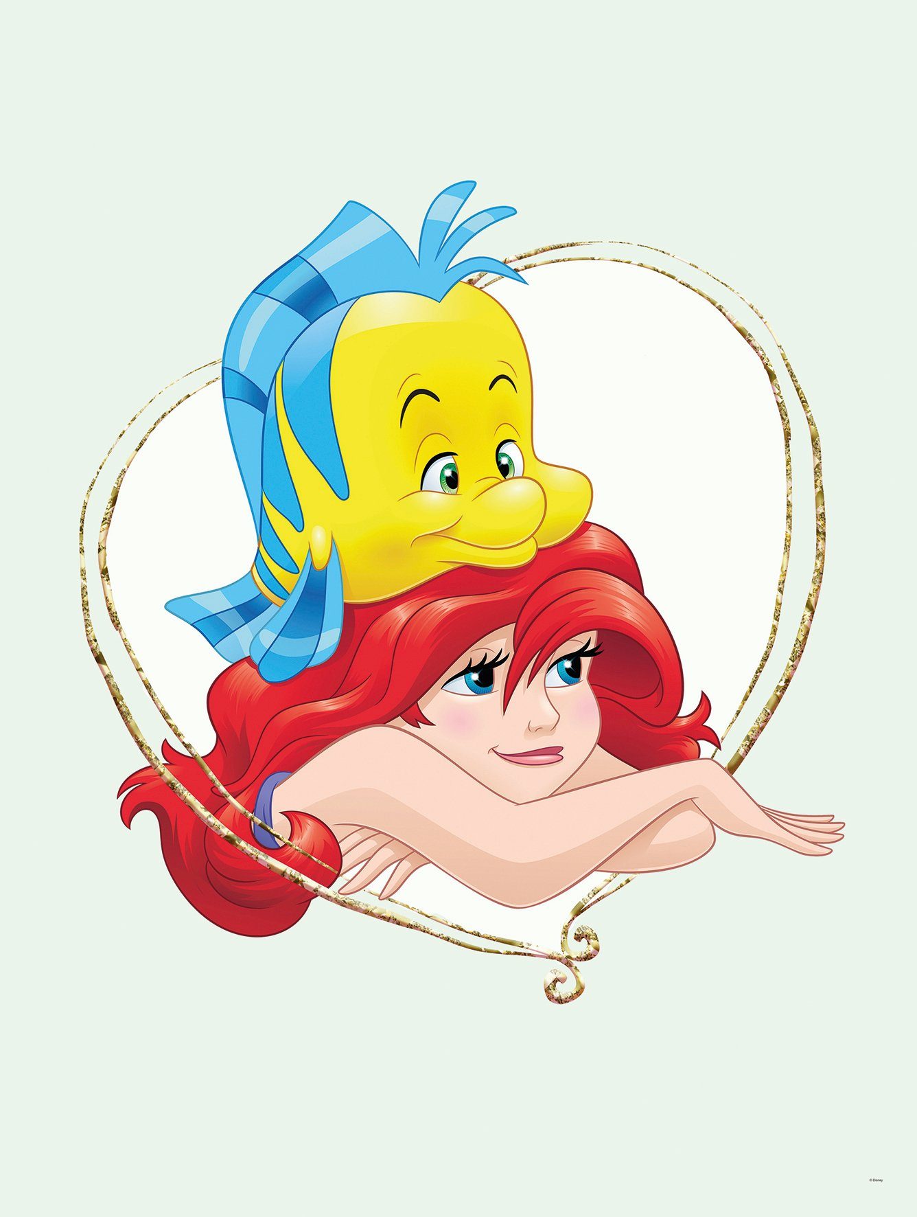 Ariel (1 St), Poster Fabius, Kinderzimmer, Komar & Disney Wohnzimmer Schlafzimmer,