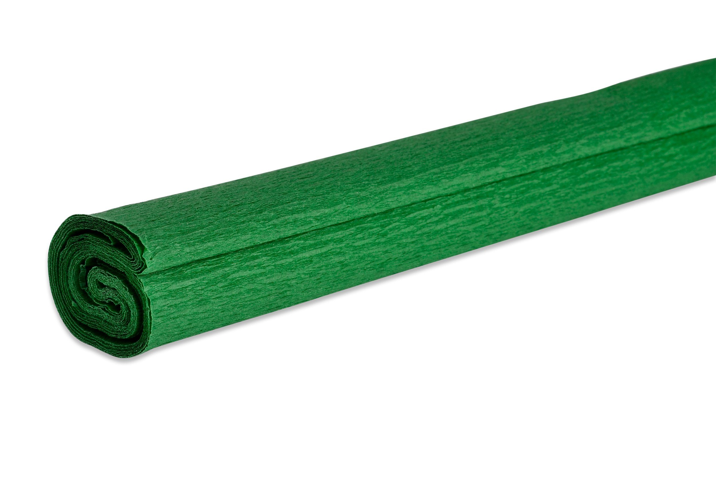 Grün x VBS Farbenfroh Krepppapier 200 cm, 50 Rollen Feinpapier 10