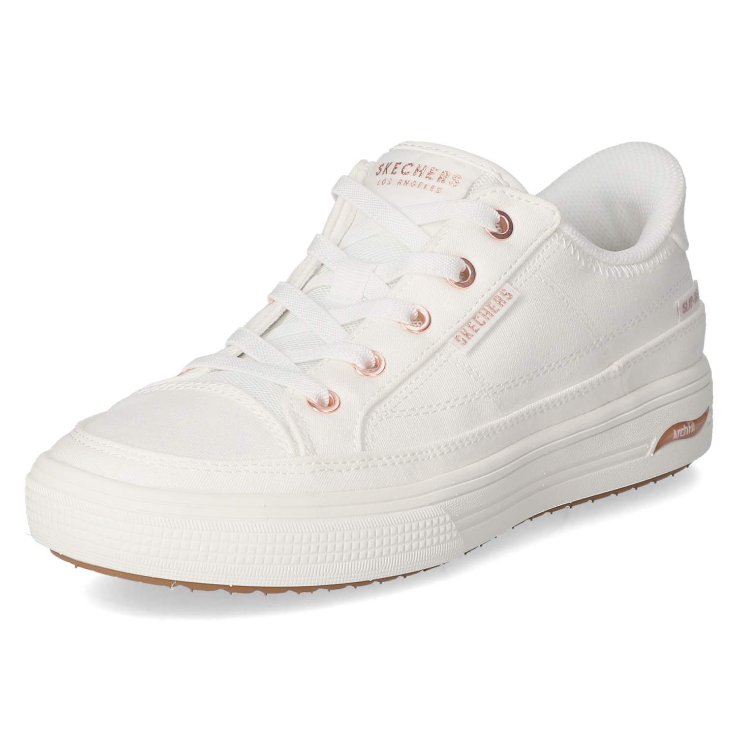 Skechers Skechers 177197 WHT Damen Textil weiss Schnürschuh günstig online kaufen