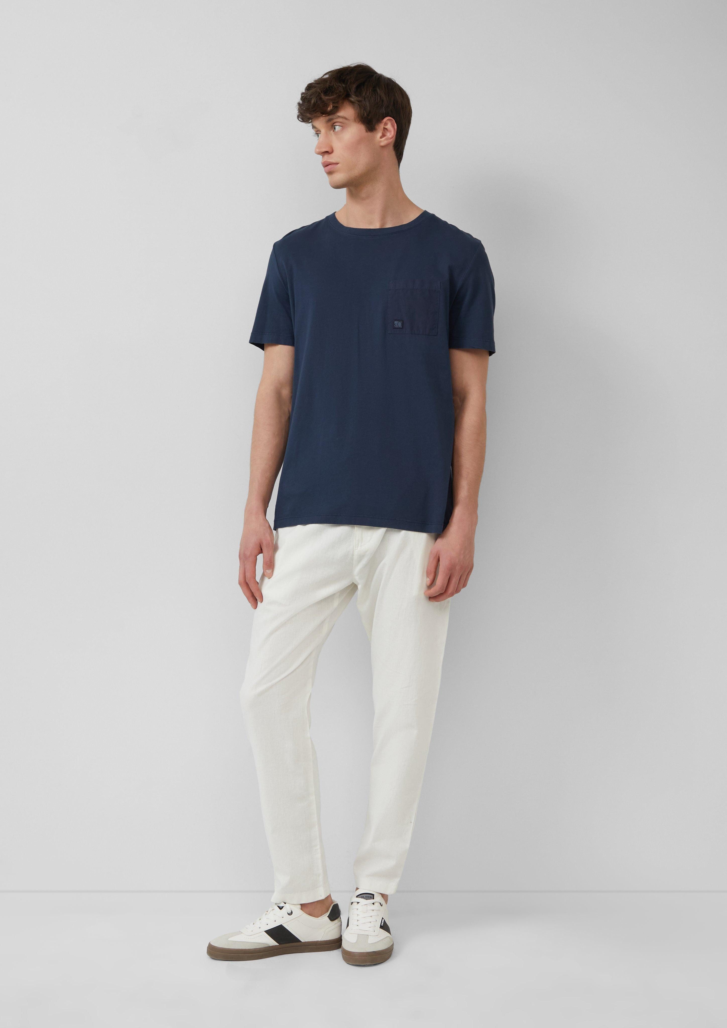 s.Oliver Stoffhose Detroit: Relaxed-Fit-Chino aus Leinenmix günstig online kaufen