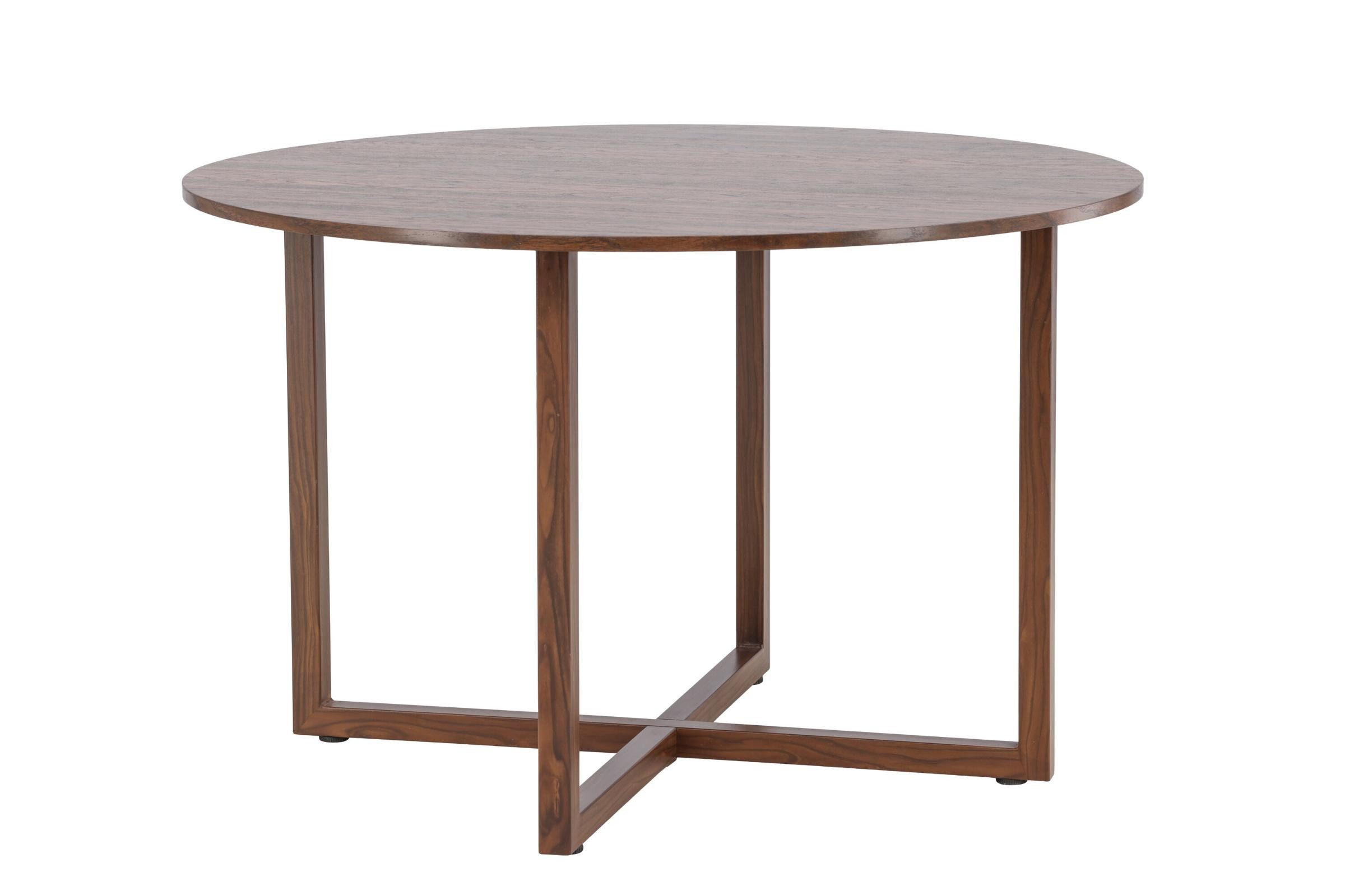 Venture Home Esstisch Durango Esstisch Ø120 cm Walnuss-Dekor. (1-St)