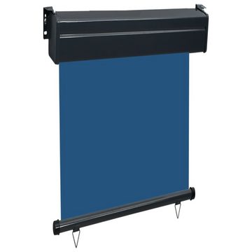 vidaXL Balkonsichtschutz Balkon-Seitenmarkise 65x250 cm Blau