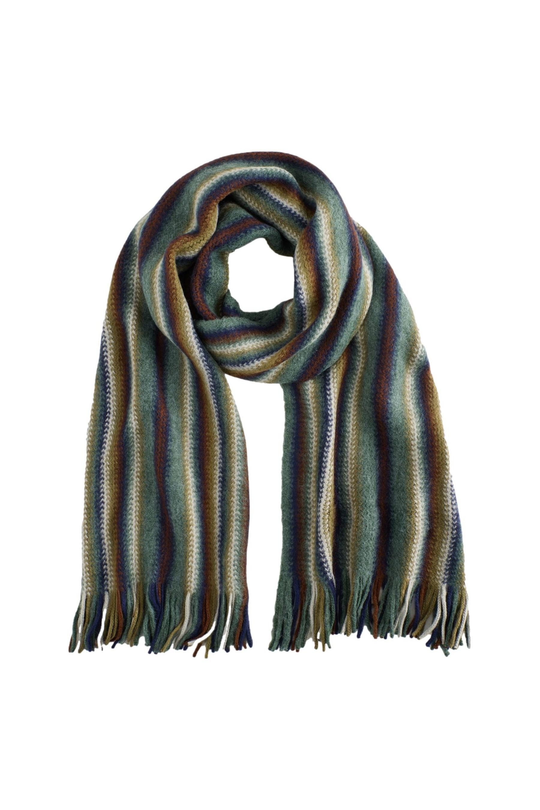 Schal Gestreifter Strickschal