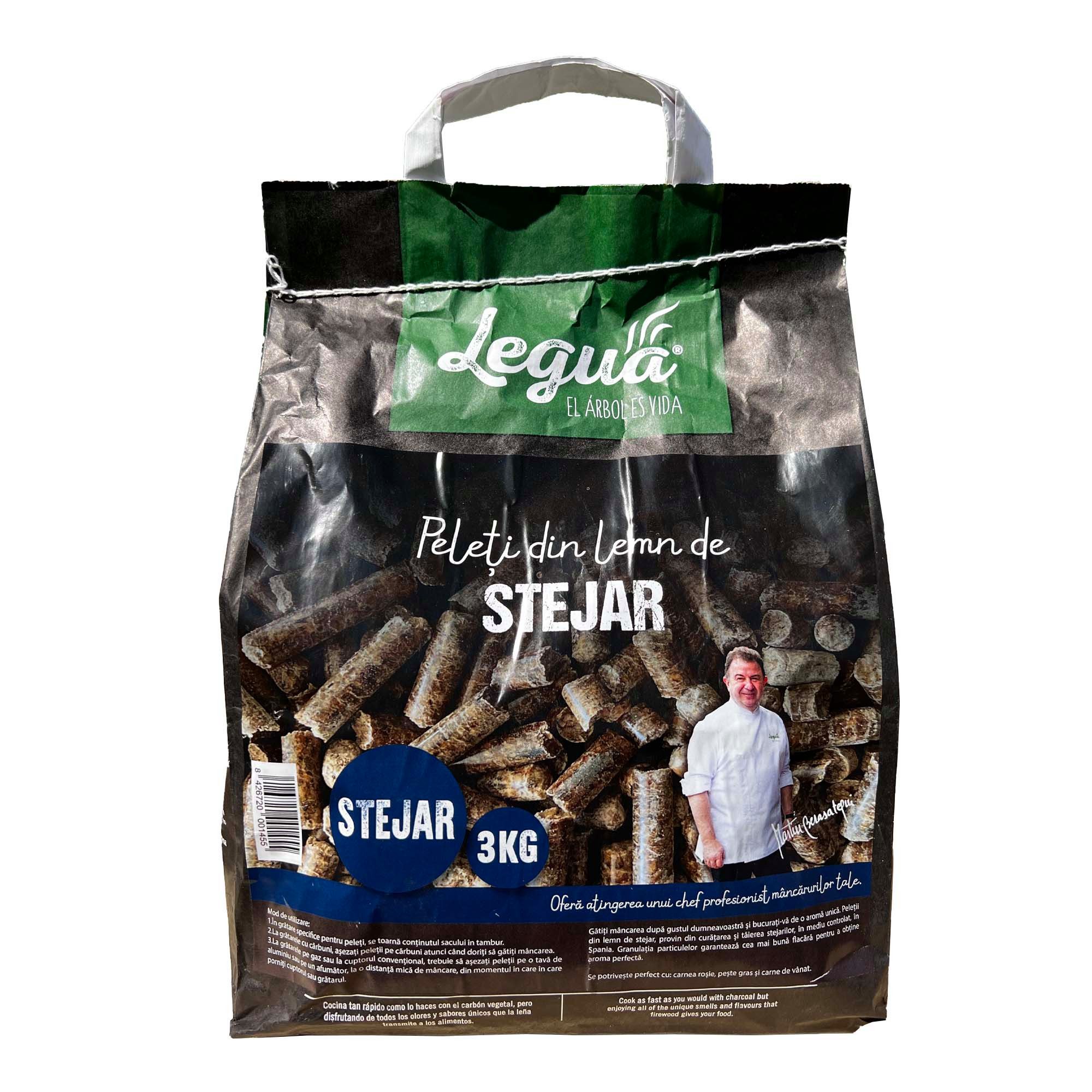 Holzkohlegrill Eichenholz-Pellets
