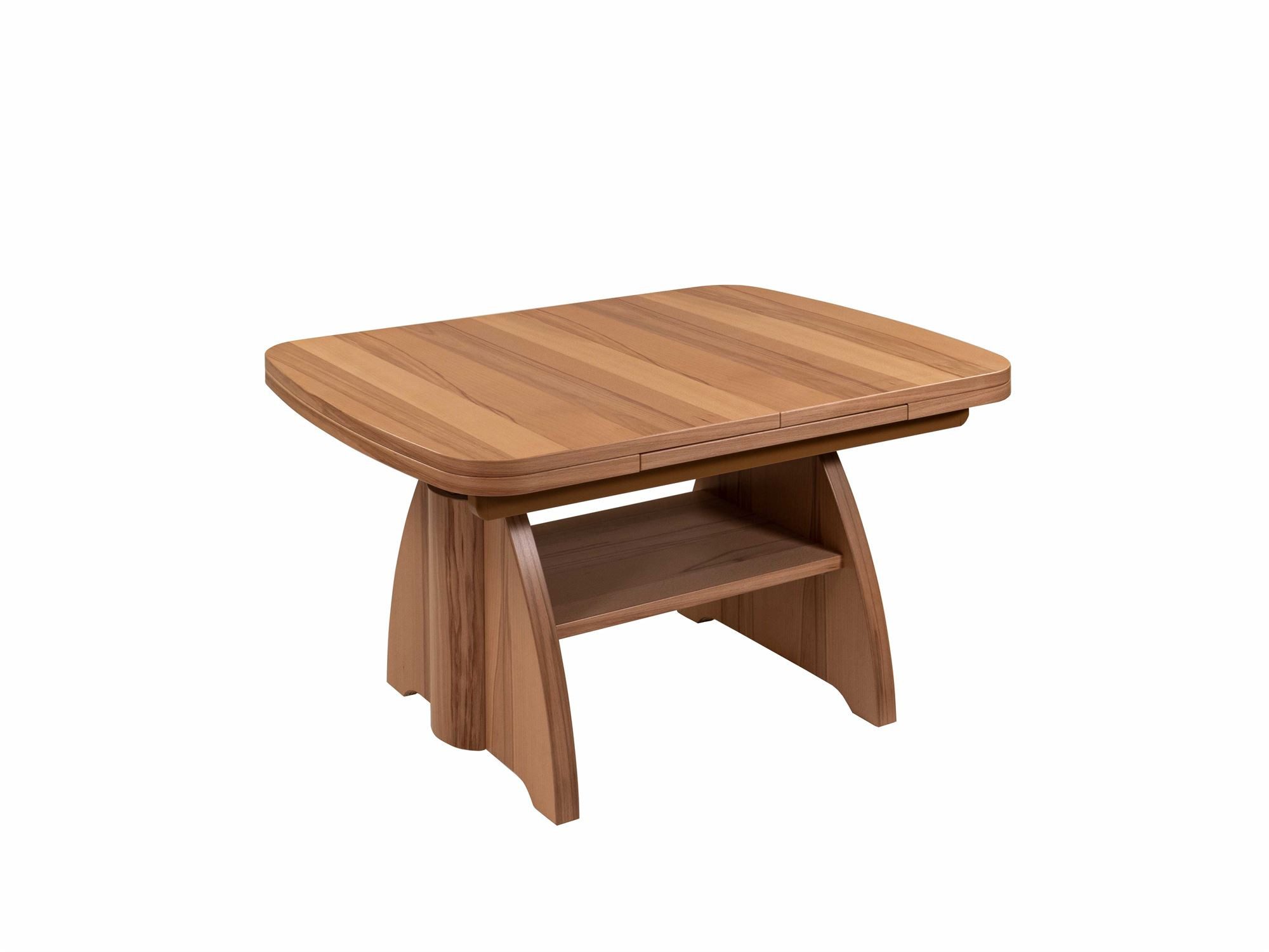 58 aufm Kessel Couchtisch Funktionstisch Calogera 90x56x65 Massivholzfurnier+Echtholz Kernbuche (inkl. Lieferung bis in die Wohnung, 1-St., Lieferung bis Verwendungsstelle), stufenlos höhenverstellbar ausziehbar Tischplatte Massivholzfurnier