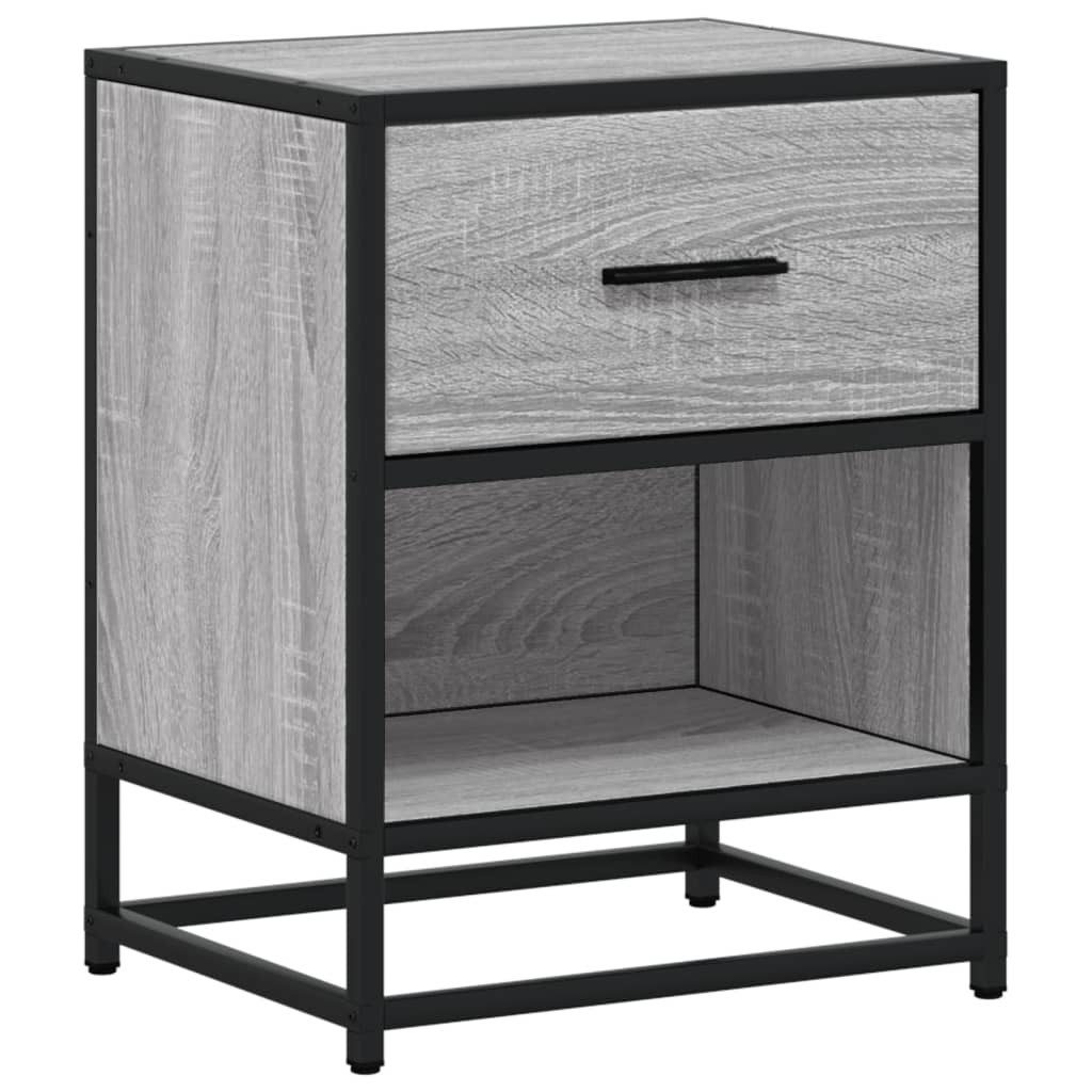 vidaXL Nachttisch Nachttisch Grau Sonoma 40x31x50 günstig online kaufen