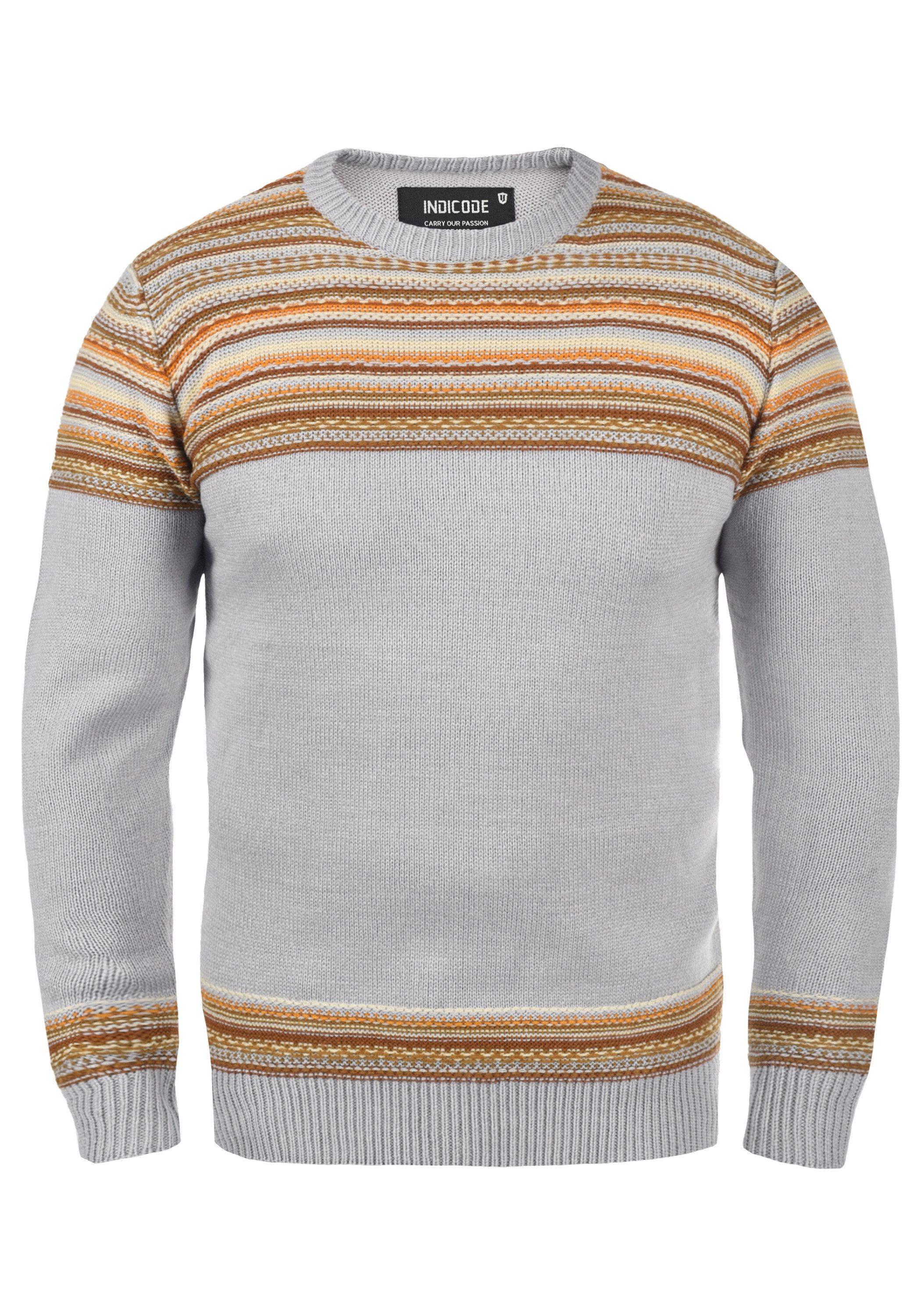 Indicode Strickpullover IDLurdes Strickpulli aus Grobstrick