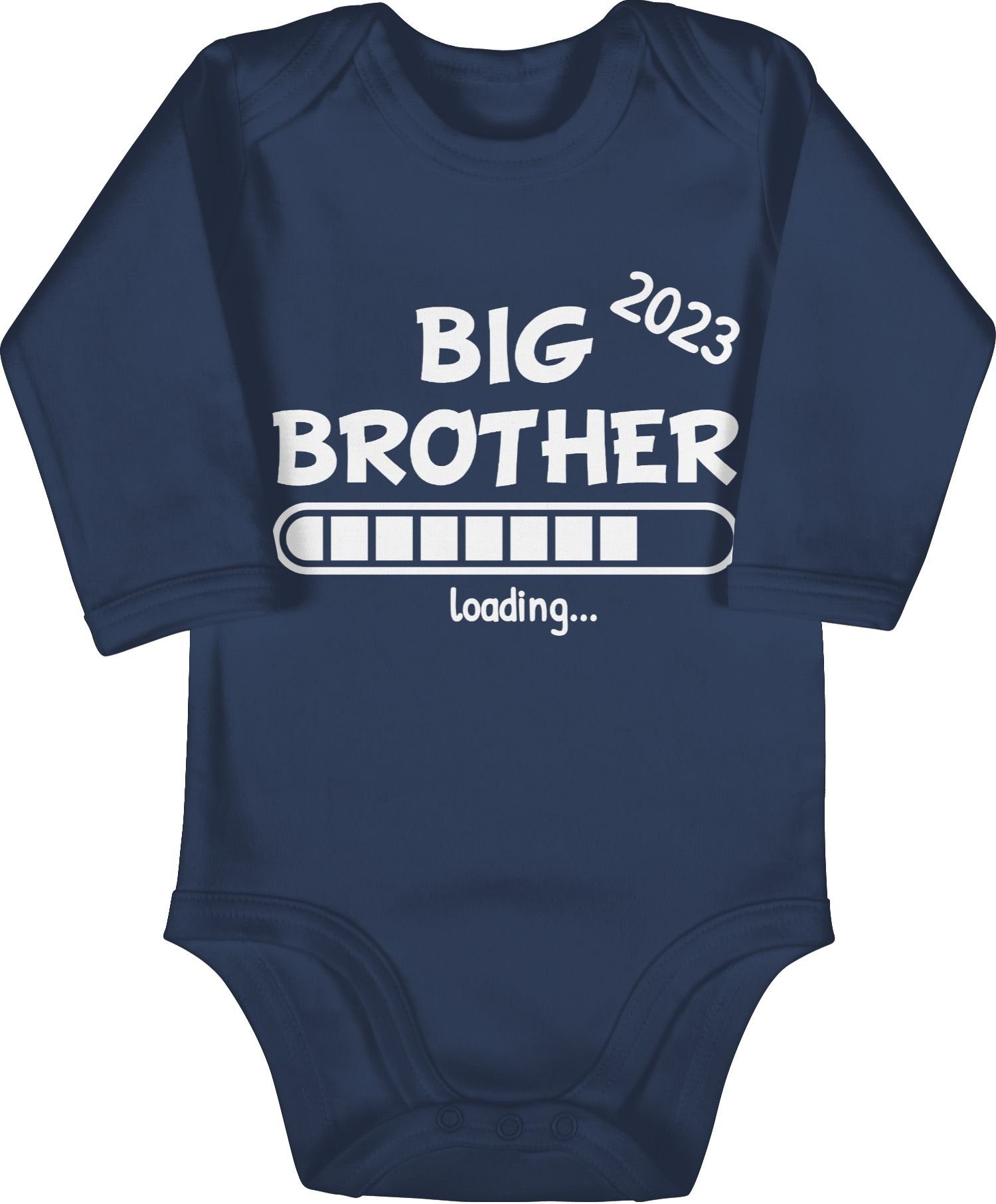 Shirtracer Shirtbody Big Brother loading 2023 Großer Bruder 1 Navy Blau
