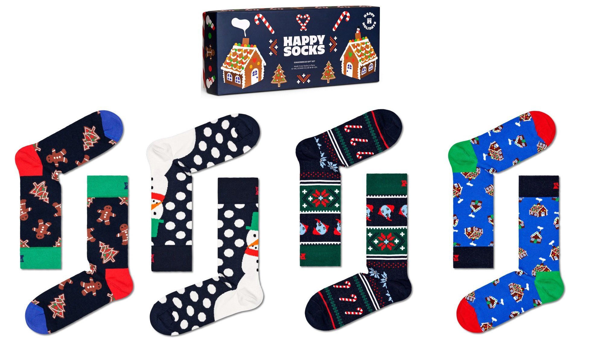 Happy Socks Socken Tagessocke Crew Gingerbread günstig online kaufen