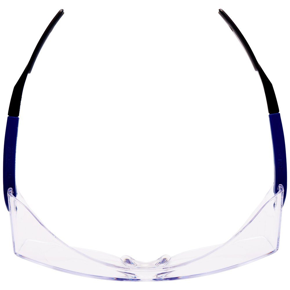 OX3000B 166-1 Schutzbrille Überbrille Blau, DIN Arbeitsschutzbrille 3M EN 3M OX Schwarz