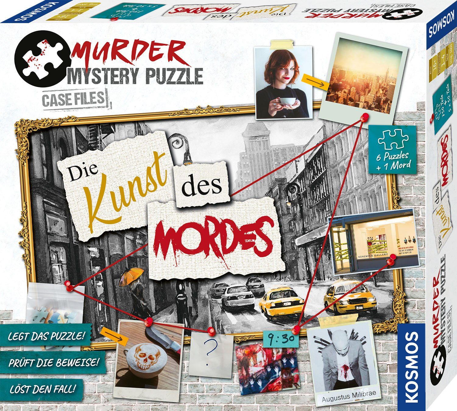 KOSMOS Verlag Kosmos Spiel, Kosmos - Murder Mystery Puzzle - Die Kunst des