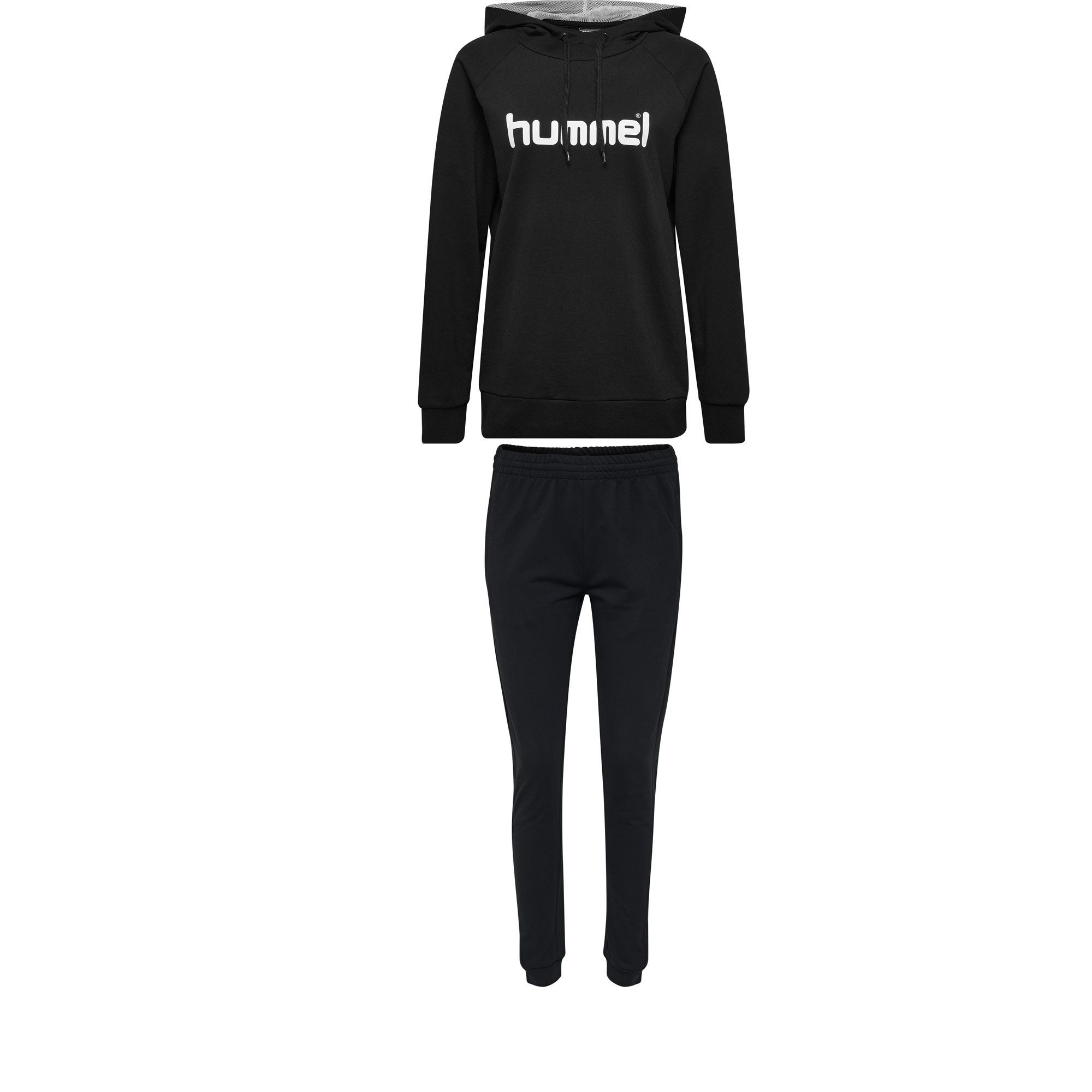 Trainingsanzug Hummel Damen Sweatanzug Go Cotton Logo 203517+204173