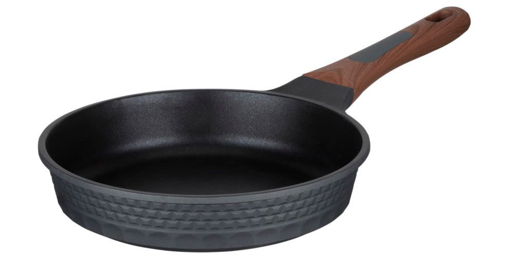 RESTO Kitchenware Bratpfanne Capella, Pfanne antihaftbeschichtet und spülmaschinenfest, Aluminiumguss (1-tlg), Schmorpfanne mit einzigartigem 3D-Design