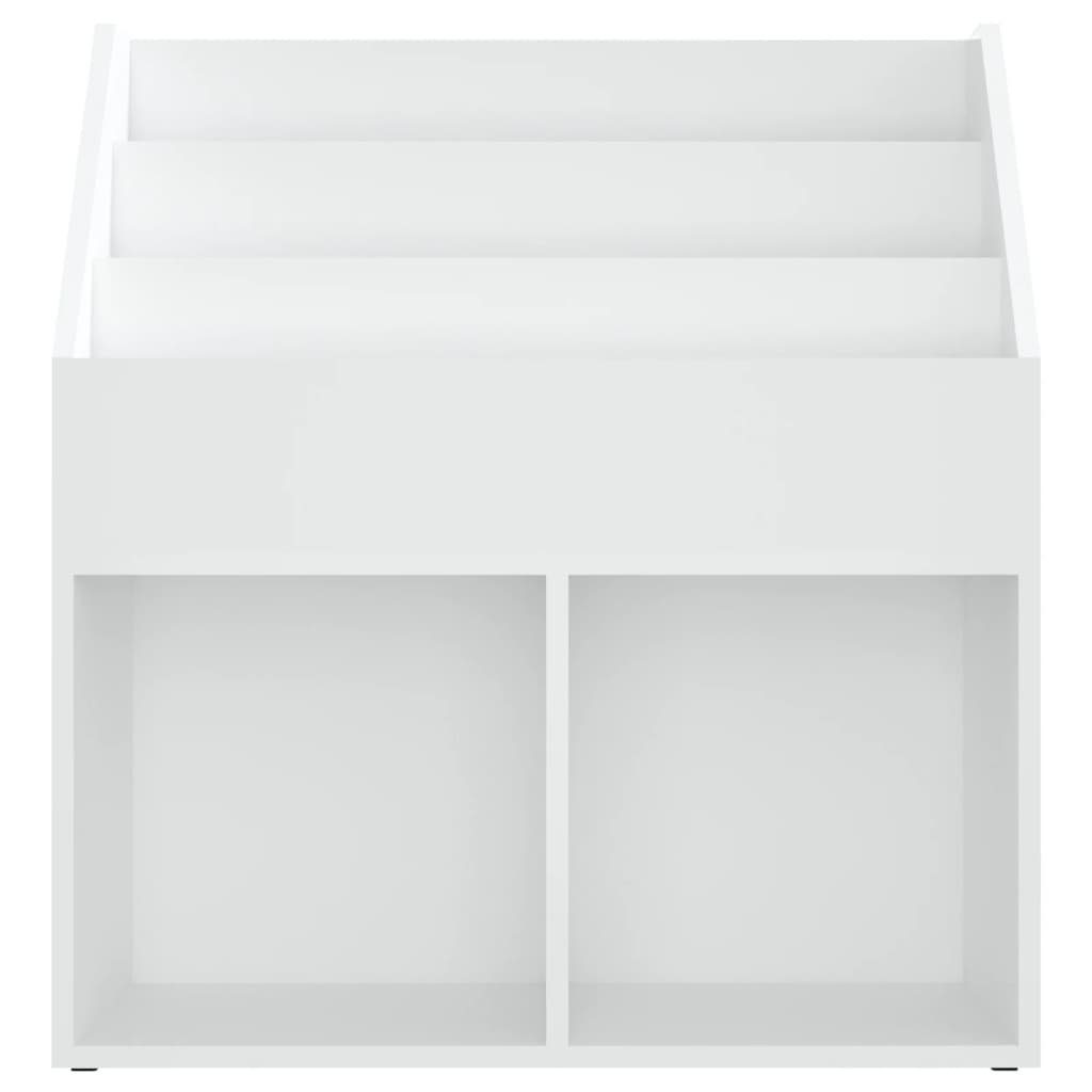 Weiß cm (1 Zeitungsständer Holzwerkstoff vidaXL Kinder-Bücherregal 71x30x78,5 St)