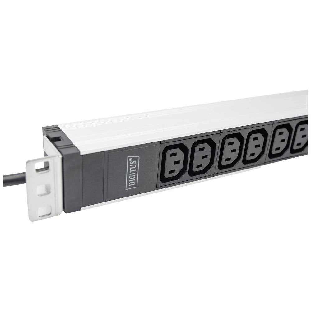 Digitus Netzwerkschrank 1U Aluminum PDU, rackmountable, 12 x C13 16A, 230VAC DN-95426
