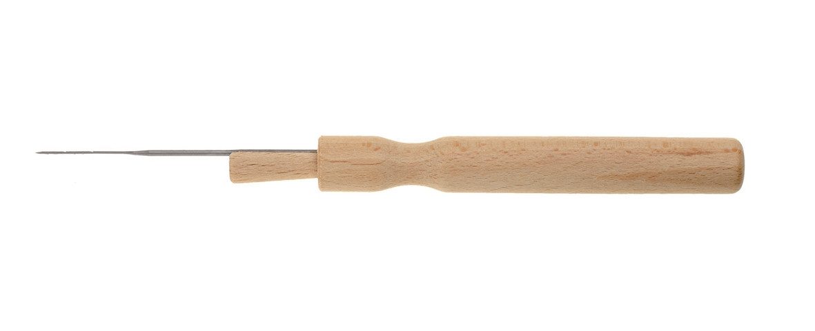 Glorex Bastelnaturmaterial Glorex Filznadel mit Holzgriff 20 cm