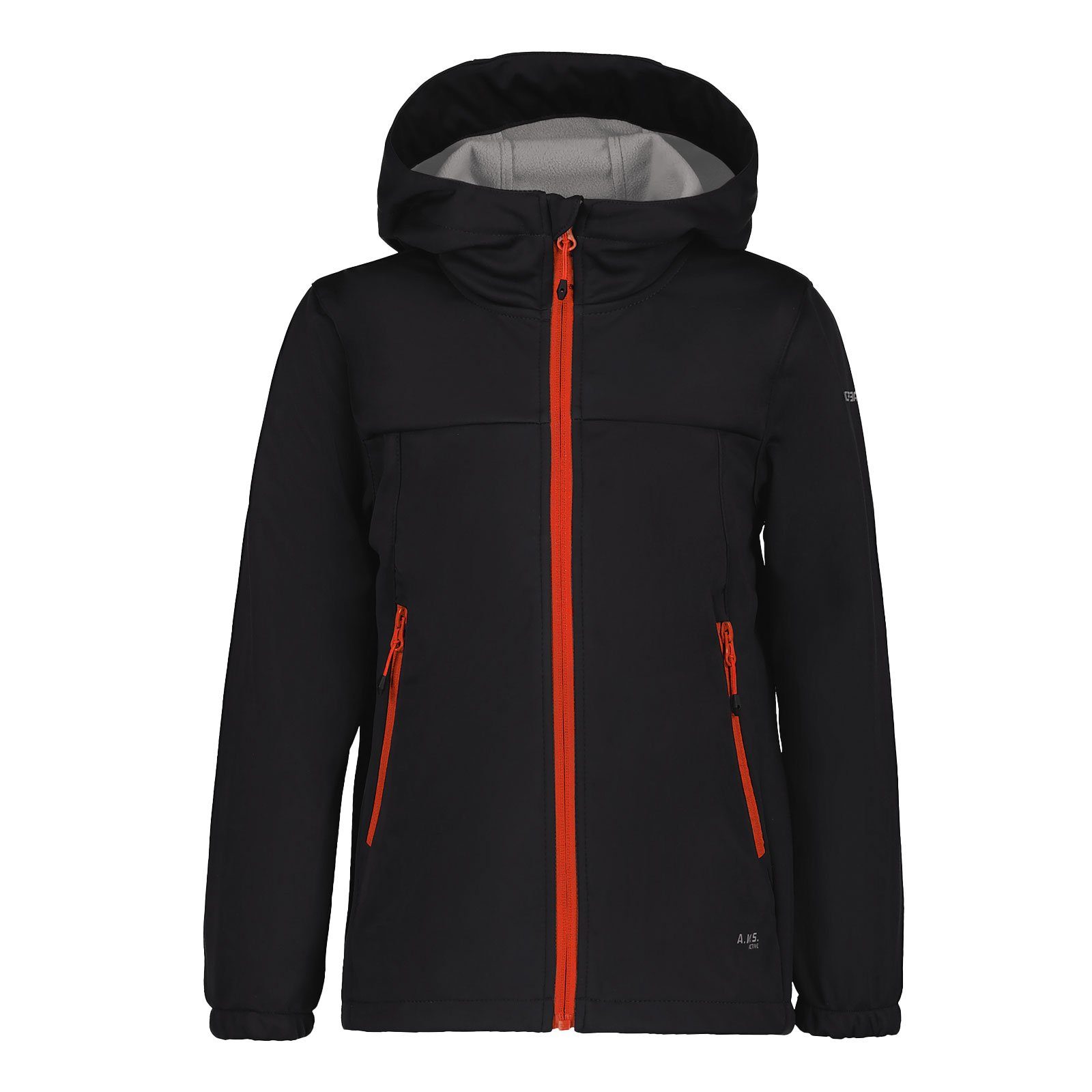 Kline Innenseite Icepeak Softshelljacke Jr anthracite weich mit angerauter 290