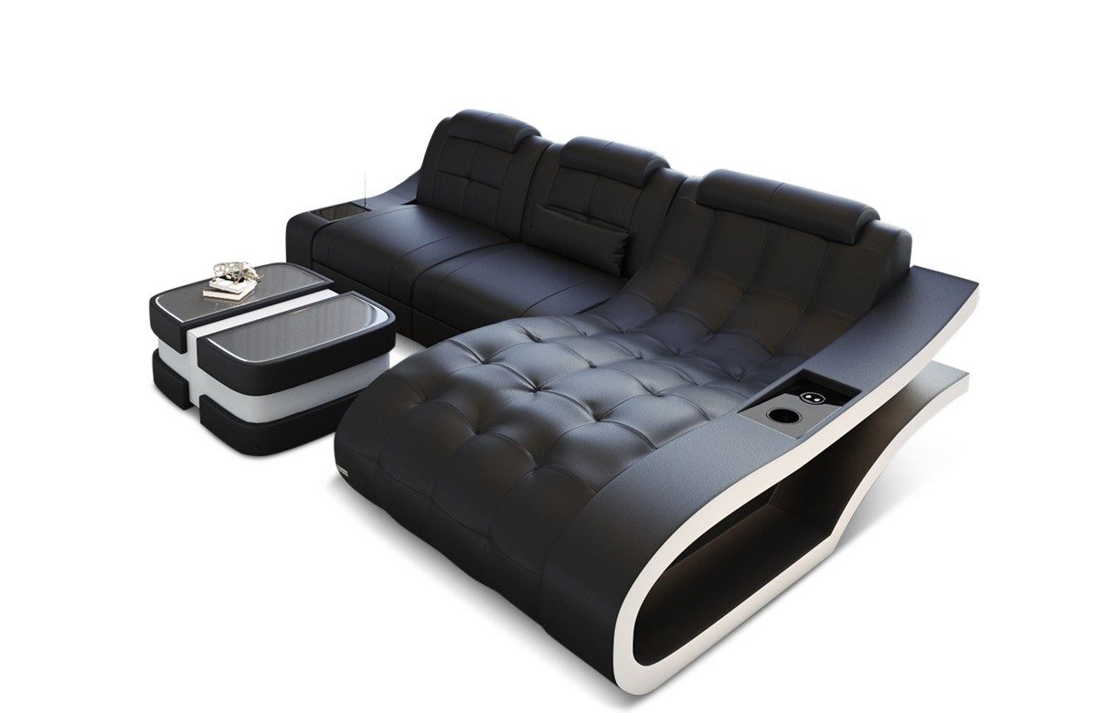 Sofa Dreams Ecksofa Leder Sofa Couch günstig online kaufen