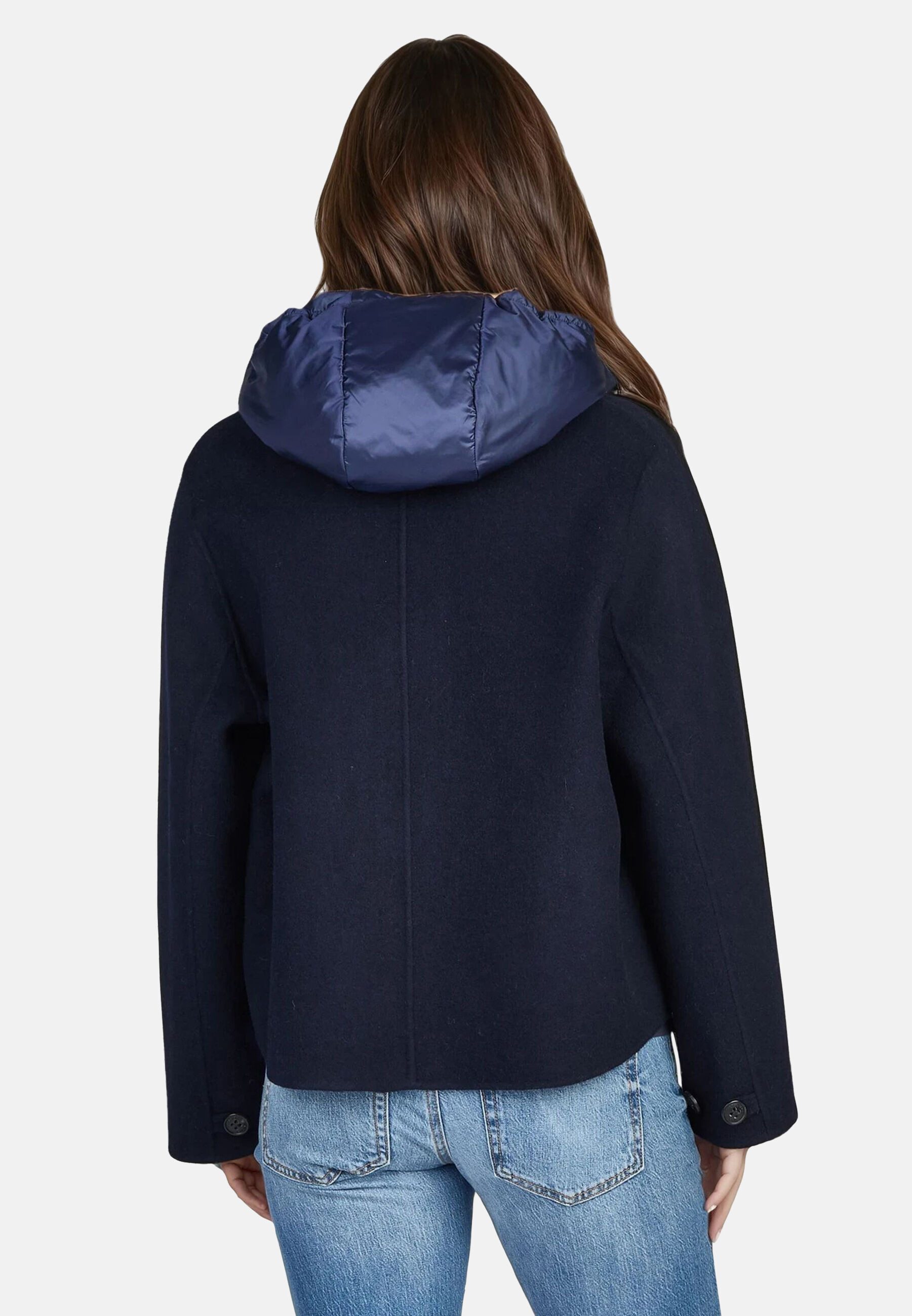 Blonde No.8 Wolljacke BEREN mit abnehmbarer Kapuze