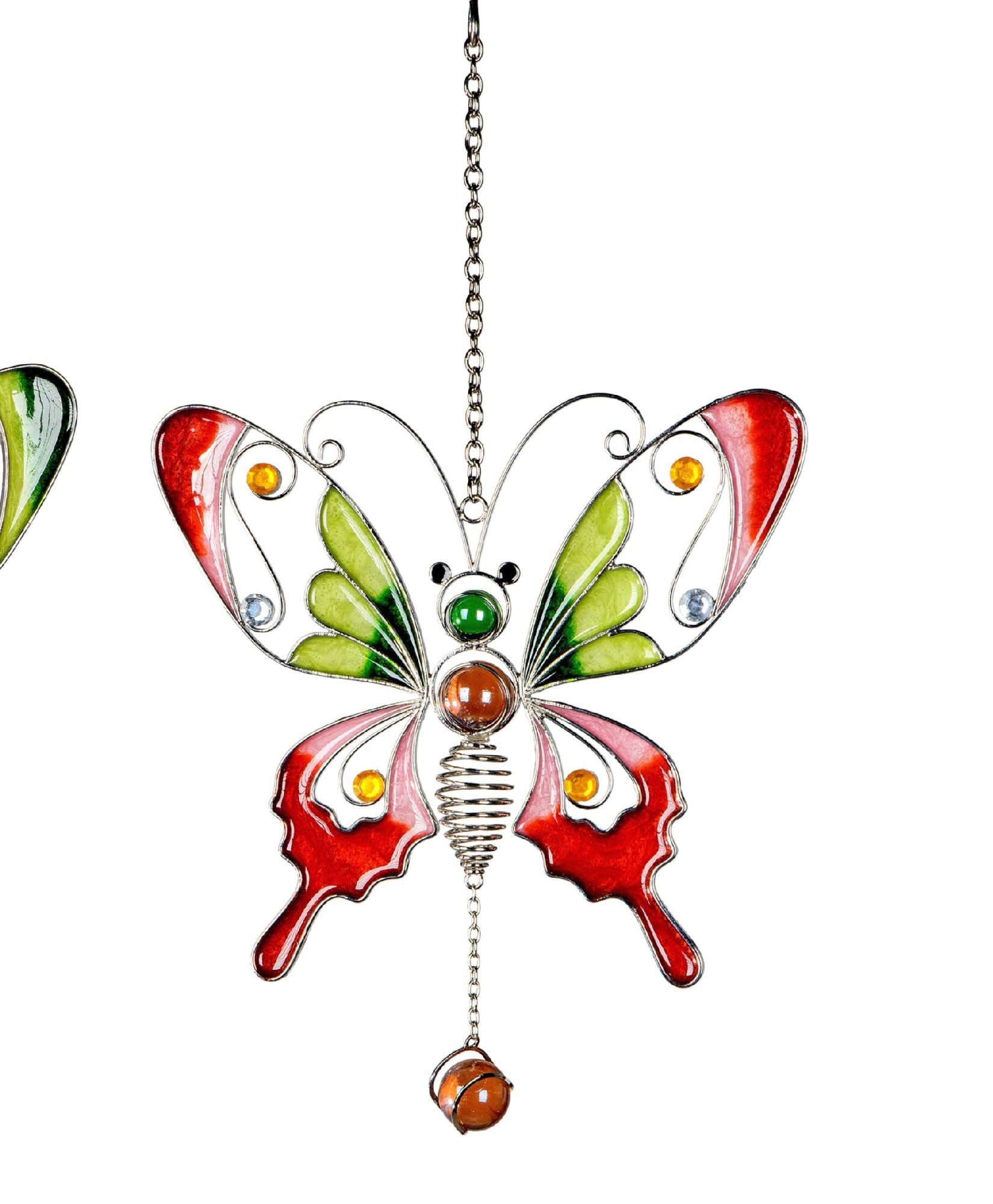 formano Hängedekoration Tiffany, Höhe: cm, Farbe: Mehrfarbig, Motiv: Schmetterling