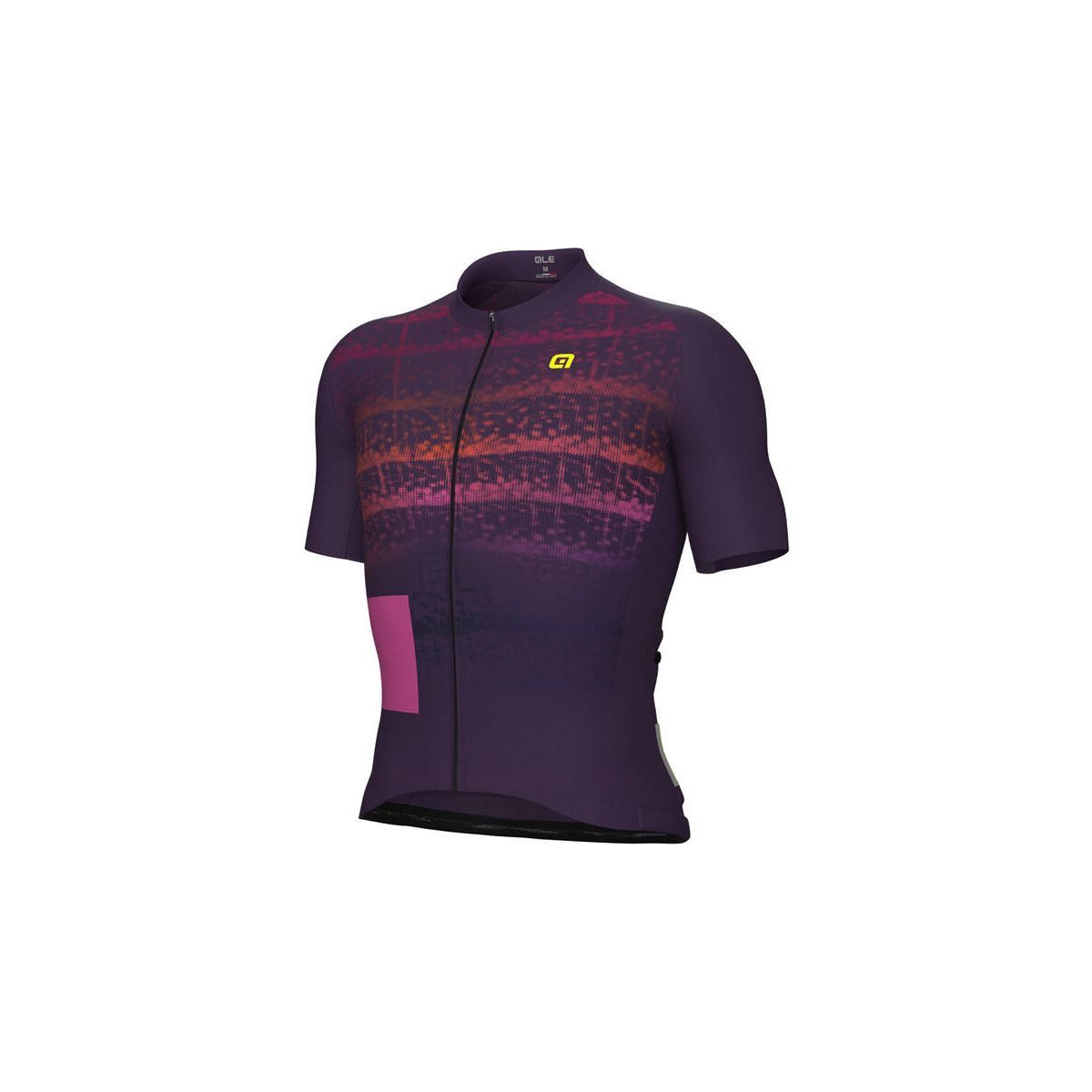 alé Radtrikot Creek Herren-Gravel-Trikot mit recycelten Stoffen, reflektierenden Details