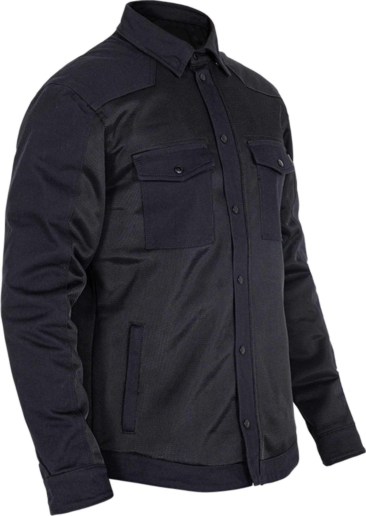 John Doe Funktionsshirt Aero Mesh Motoshirt Hemd Ellenbogenprotektoren enthalten,Schulterprotektoren enthalten