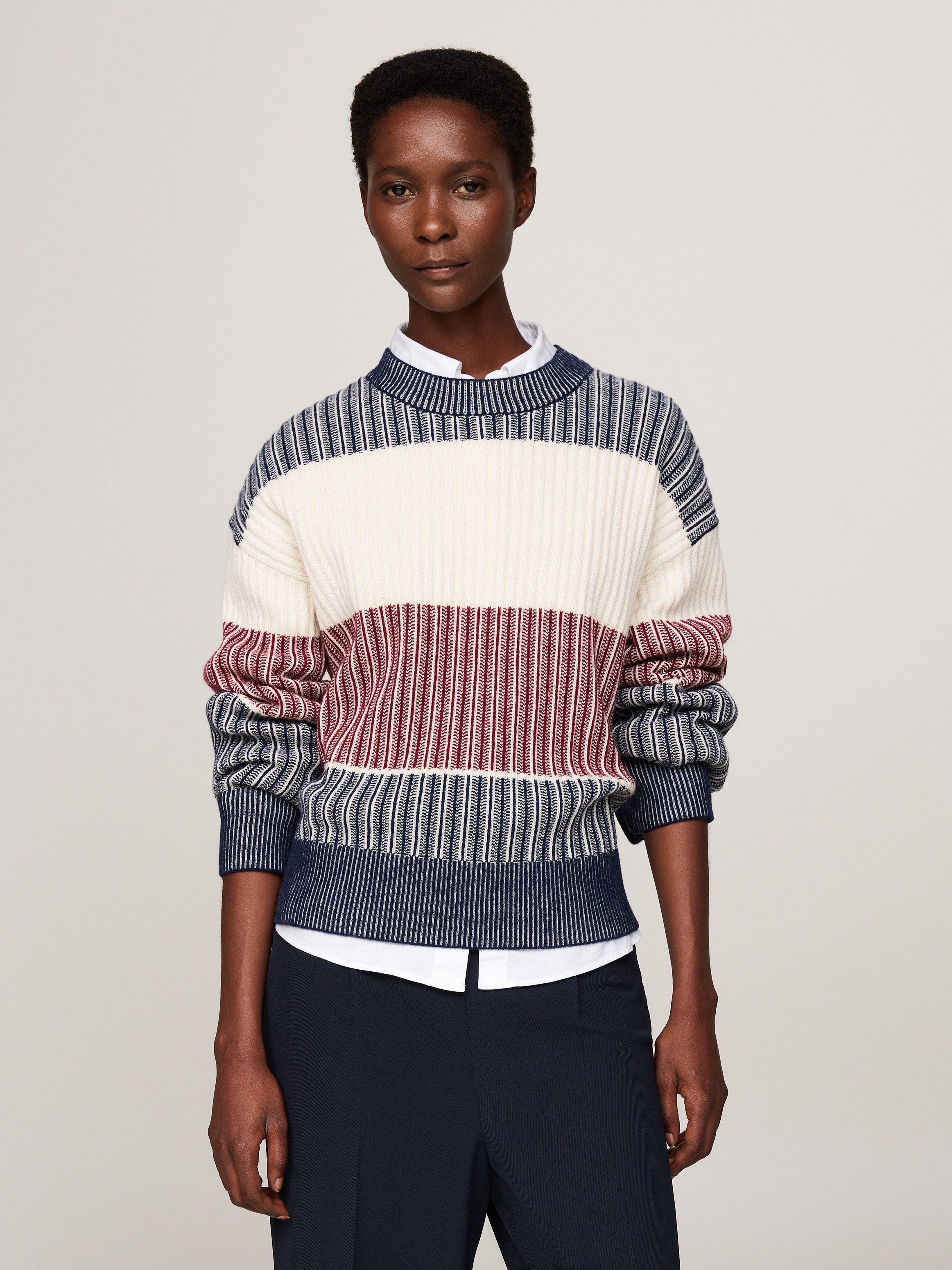 Strickpullover GLOBAL STP ALL OVER SWEATER