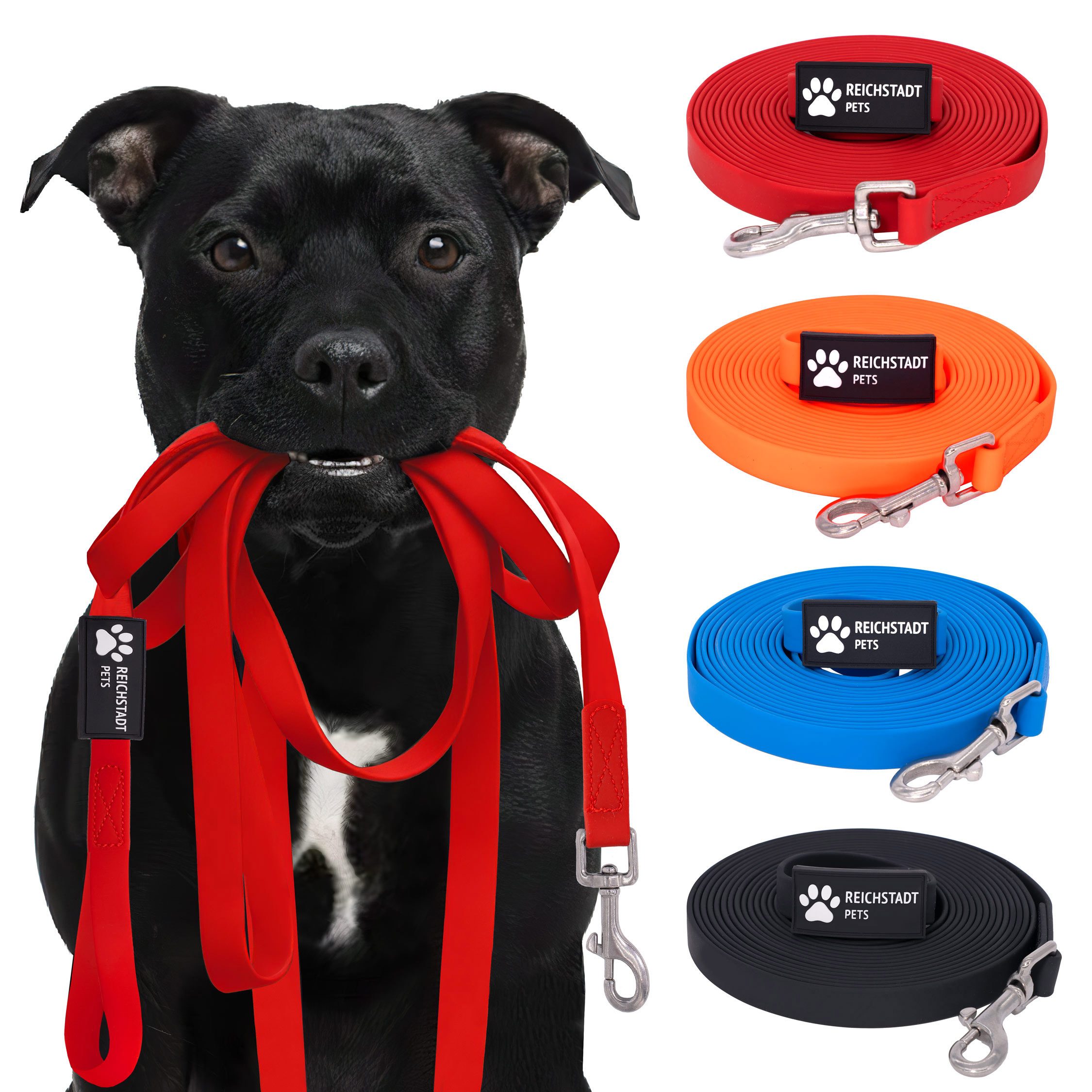 Reichstadt Hundeleine RS Pets Führleine PVC 25RSP086, PVC, Weiche Handschlaufe mit Soft-Wrist-Strap