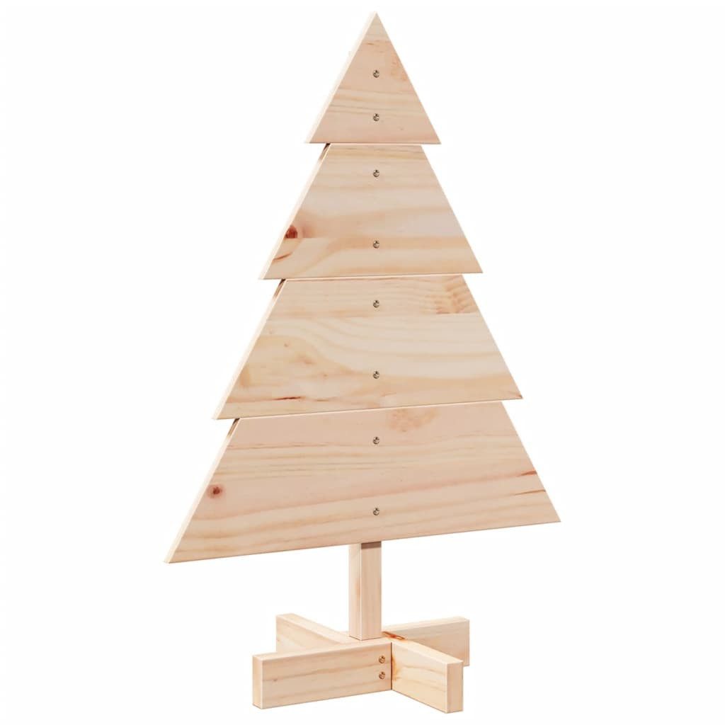 vidaXL Künstlicher Weihnachtsbaum 70 cm Weihnachtsbaum Holz zum Schmücken 70 cm Massivholz