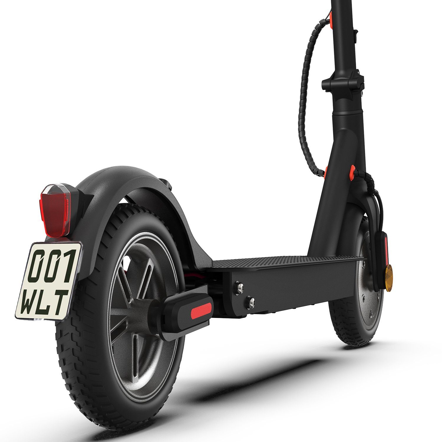 Straßenzulassung 30km, mit Max 20,00 8,5"E-roller APP, Stück km/h, LETGOSPT Duales ABE Reichweite, für 30 mit 350W Bremssystem bis 1 E-Scooter km E-Scooter Elektroroller Erwachsene