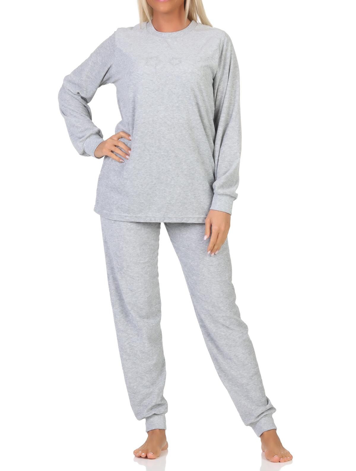Pyjama Normann Damen Frottee Schlafanzug Loungewear - auch in Übergröße