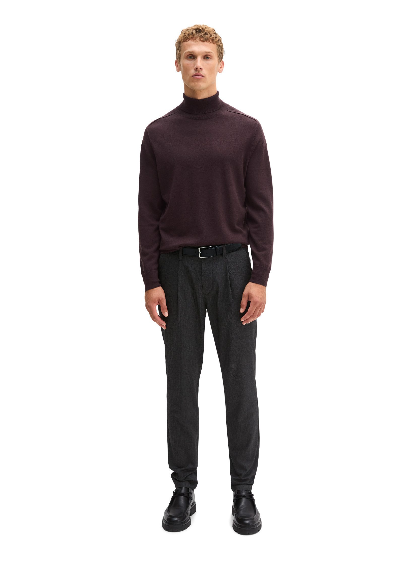 Marc O'Polo Rollkragenpullover aus weicher Merinowolle – Bild 5 von 5