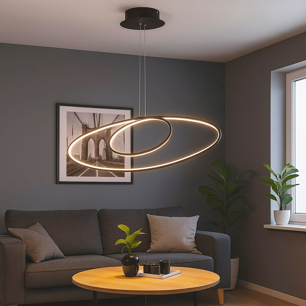 WOFI LED Pendelleuchte, LED-Leuchtmittel fest verbaut, Warmweiß, LED Hängel günstig online kaufen