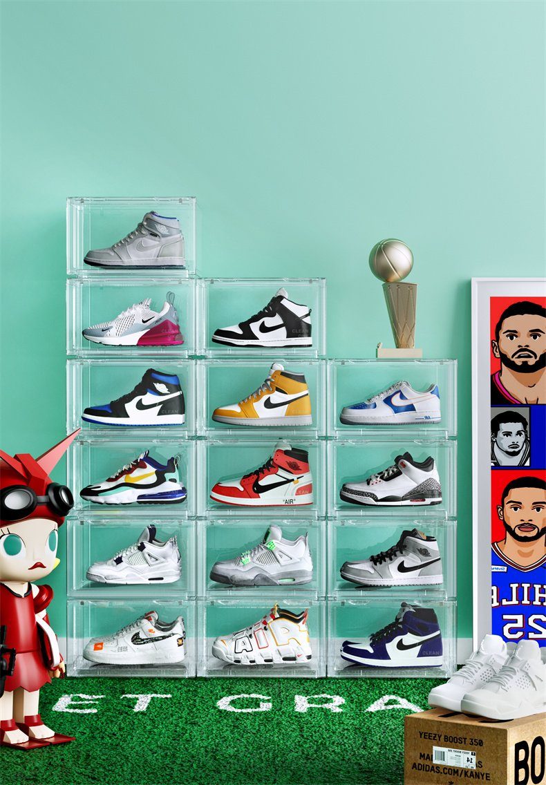 PUCHIKA Schuhbox Typ-H, Aufbewahrungsbox stapelbar, 6er günstig online kaufen