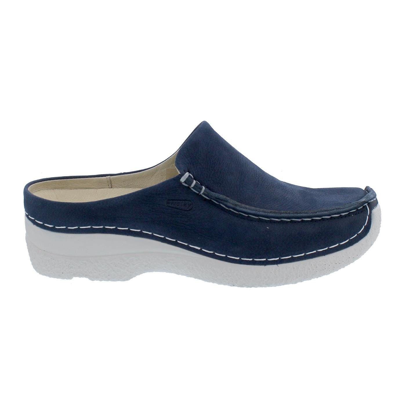 Wolky Seamy-Slide, Clog, Antique nubuck, Denim, 0625011-820 Clog