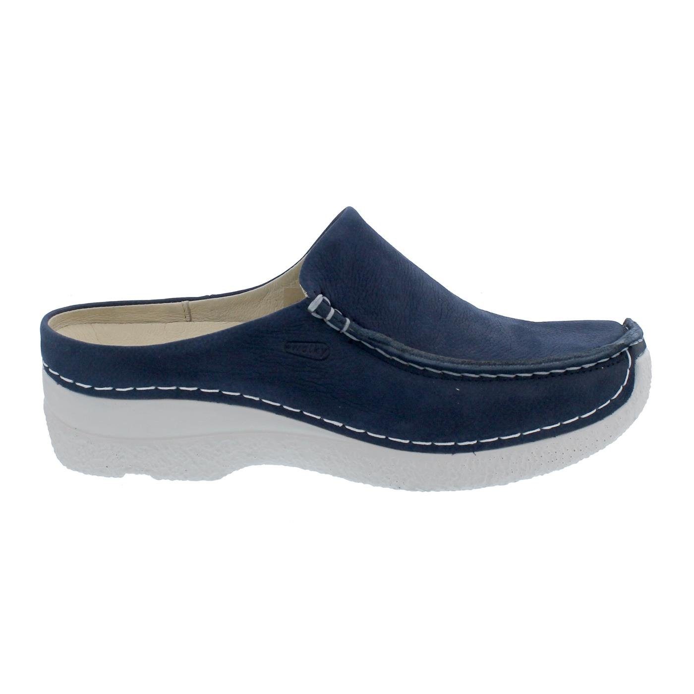 WOLKY Seamy-Slide, Clog, Antique nubuck, Denim, 0625011-820 Clog