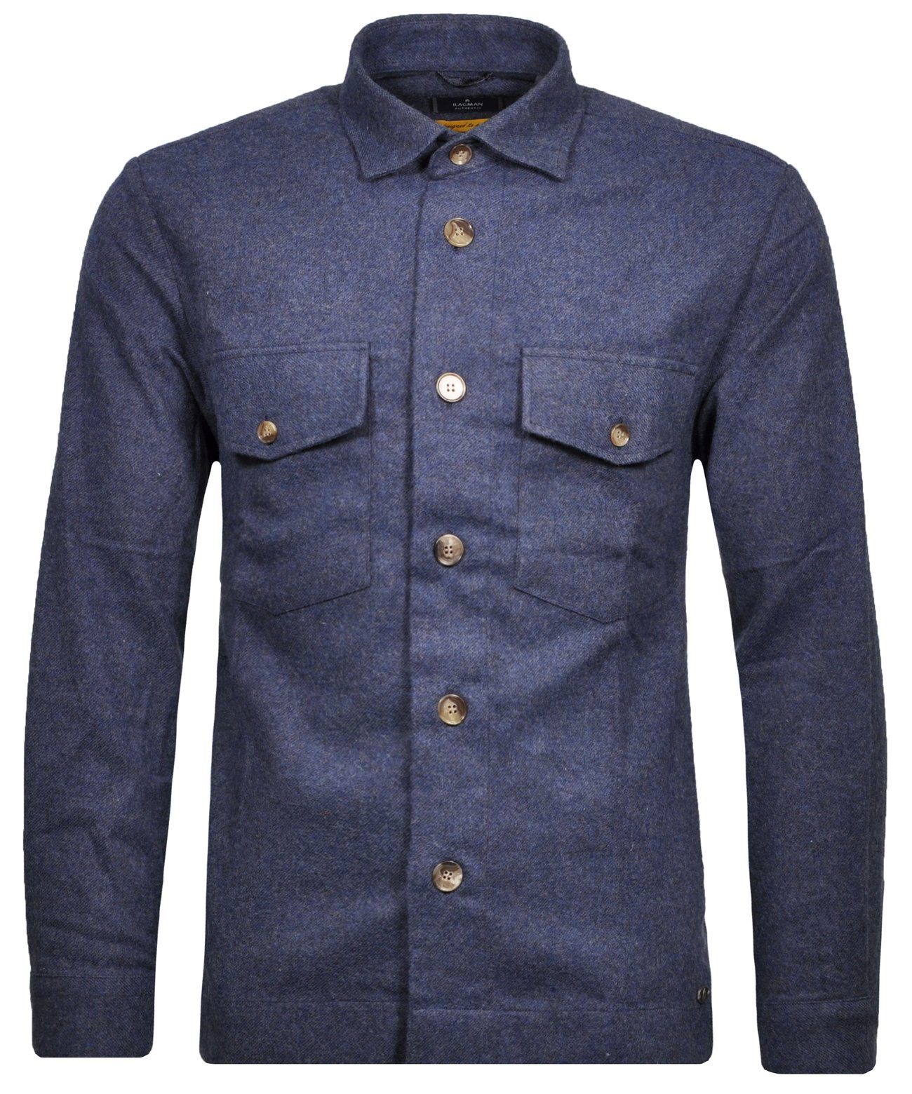 Marineblau Oversize-Shirt RAGMAN