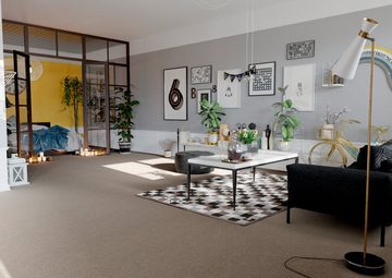 Teppichfliese Trend, my home, quadratisch, Höhe: 3 mm, selbstliegend, 1m² oder 5m², 50 x 50cm, Fliese, Wohnzimmer