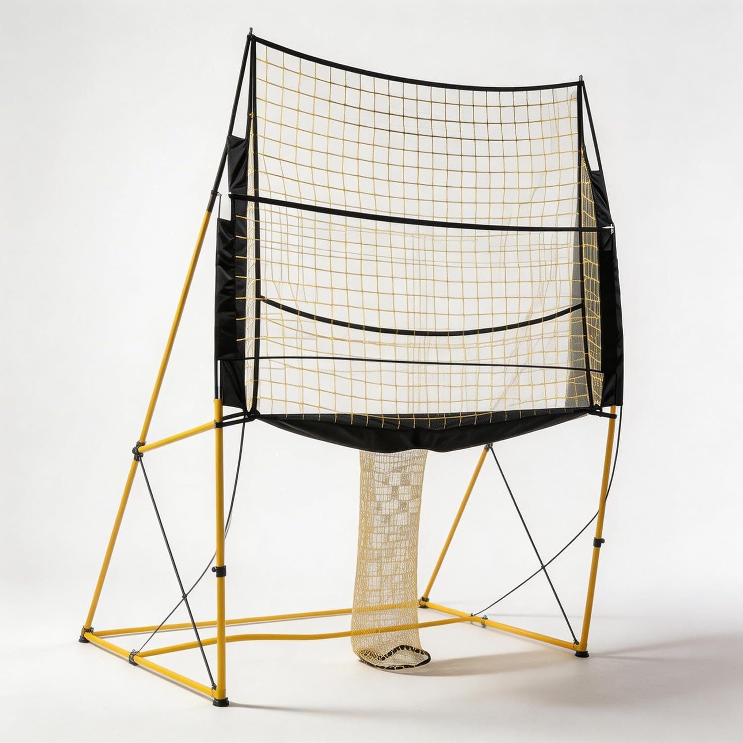GarveeMore Volleyballnetz Höhenverstellbar, Tragetasche Beachballnetz, 243x45x 35cm