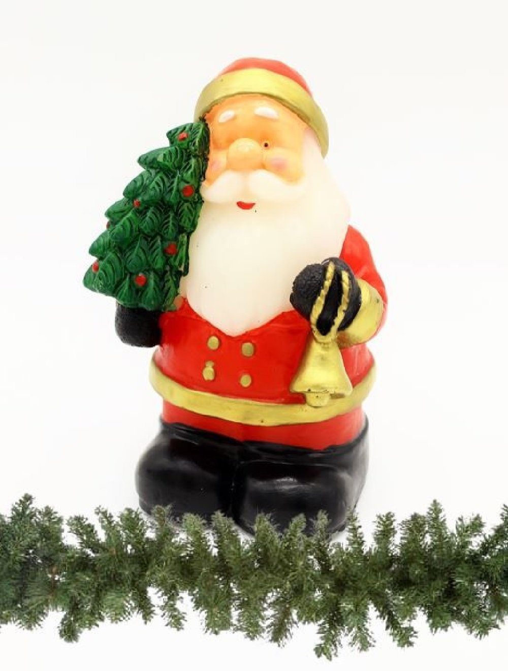 Luna24 simply great ideas... LED-Kerze LED Kerze Nikolaus mit Tannenbaum batteriebetrieben
