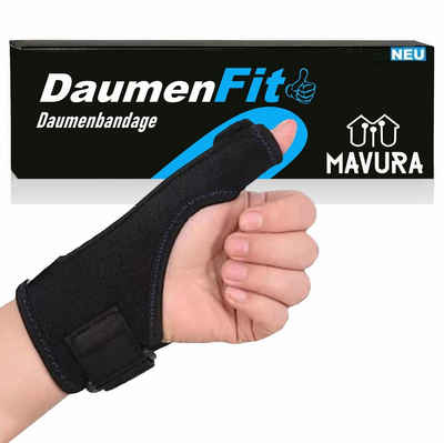 MAVURA Daumenbandage DaumenFit Universelle Daumen Bandage für rechts & links, Daumenschiene Daumenorthese Daumenschutz Daumenstütze